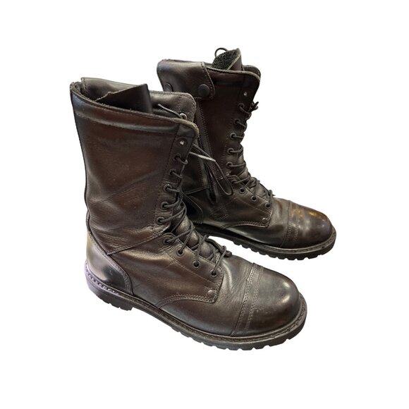 Rocky 2090 mens black leather mid calf moto riding para boots sz 9.5W SKI 9957 main image 13